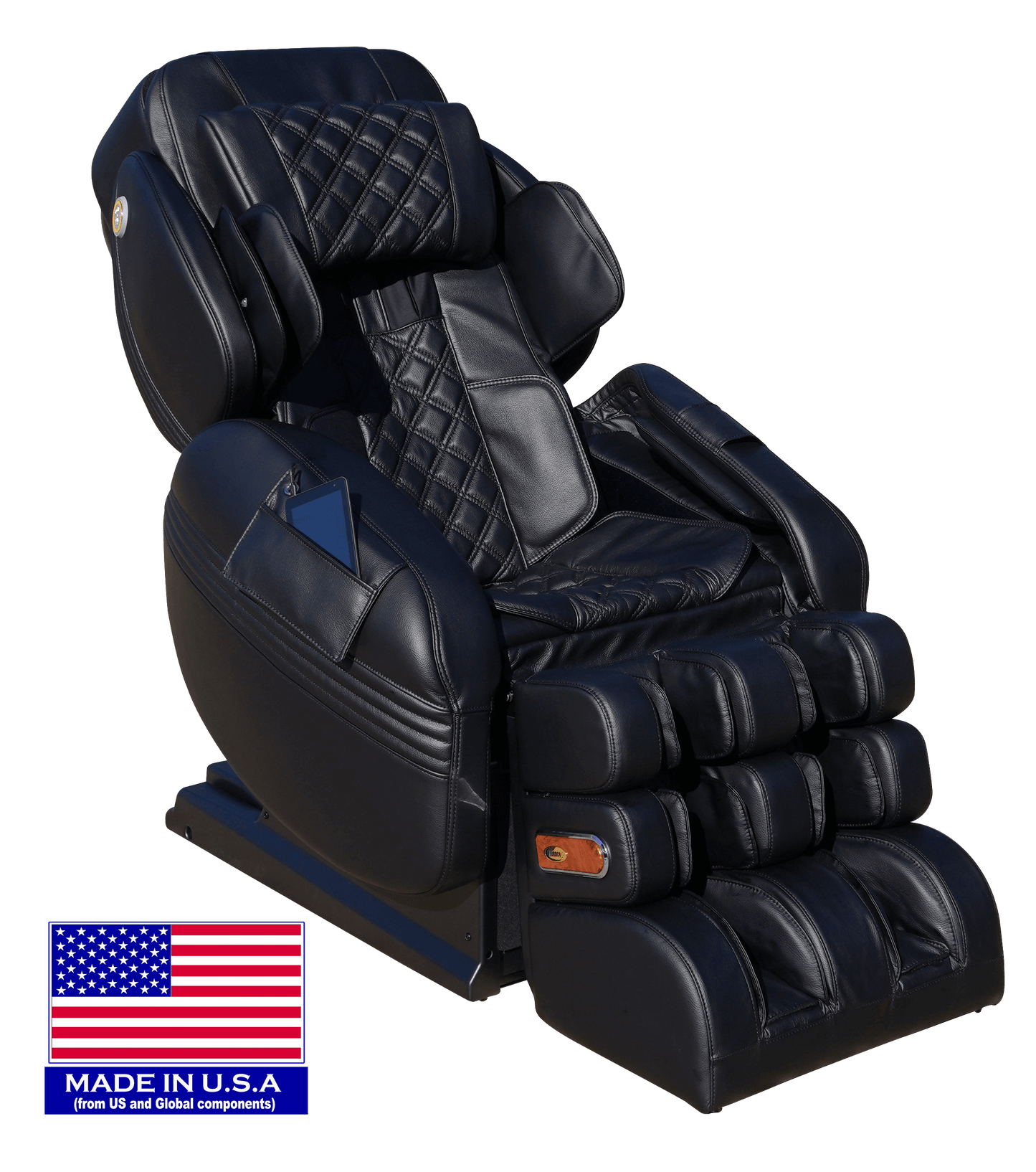 Luraco Model 3 Hybrid-SL massage chair with SL-Track technology, made in the USA, premium comfort and design.
