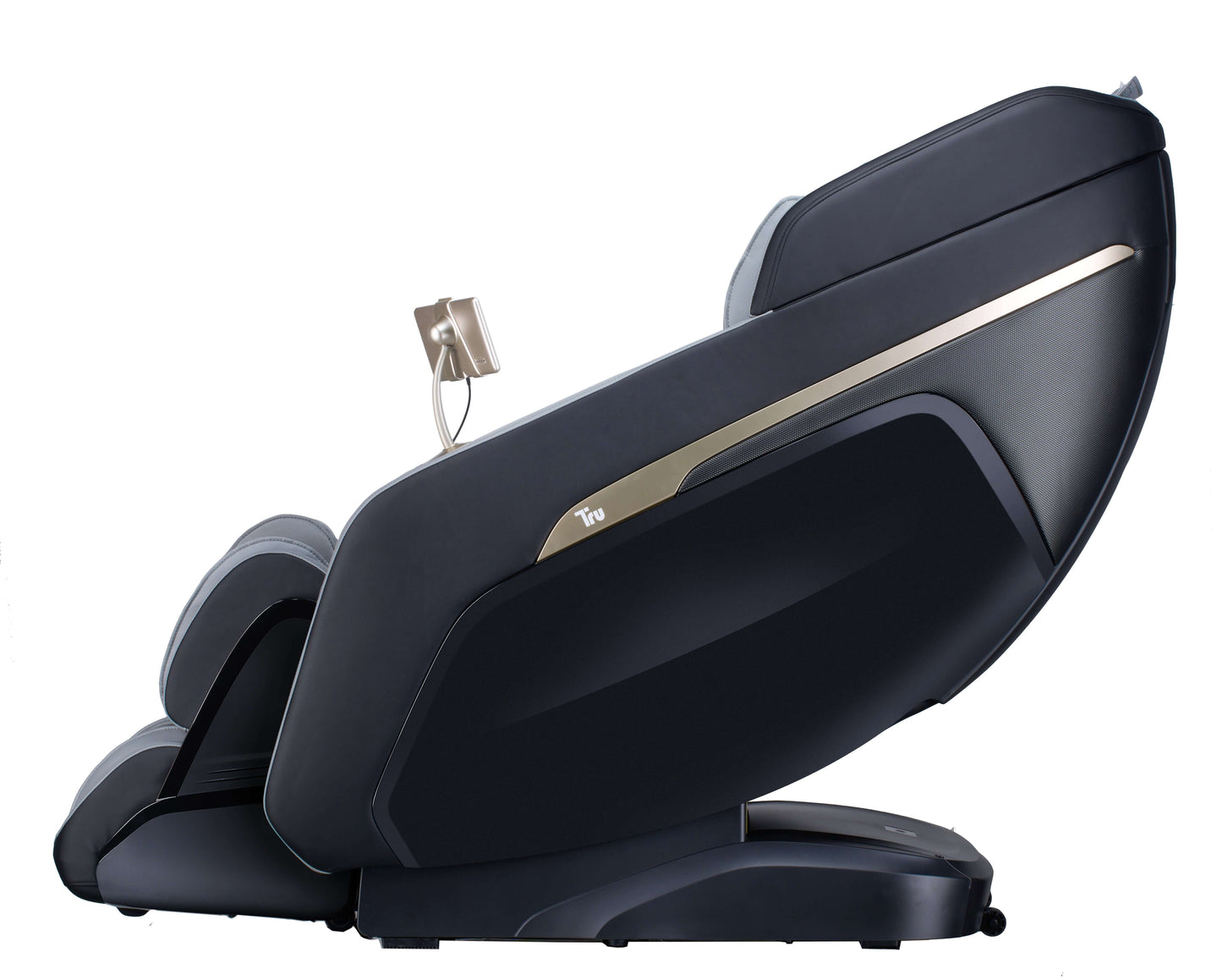 TRU Iconic 4D Massage Chair SL-Track side view showcasing sleek design and comfort features.