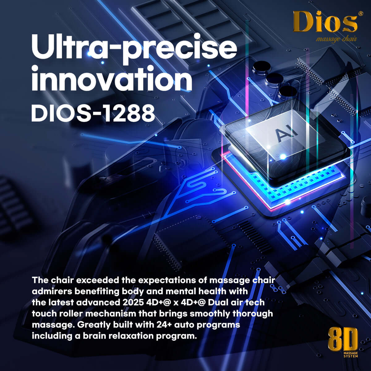 DIOS-1288 8D AI Dual Roller, SL-Track