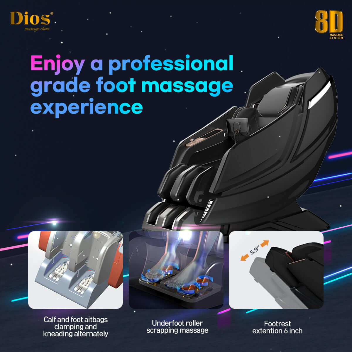 DIOS-1288 8D AI Dual Roller, SL-Track