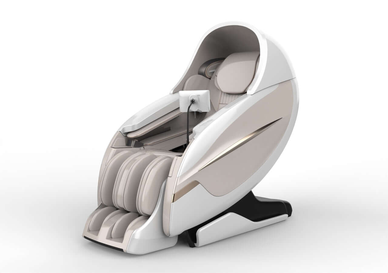 Tru Eclipse Plus Massage Chair featuring AI technology and a sleek design for total body relaxation.