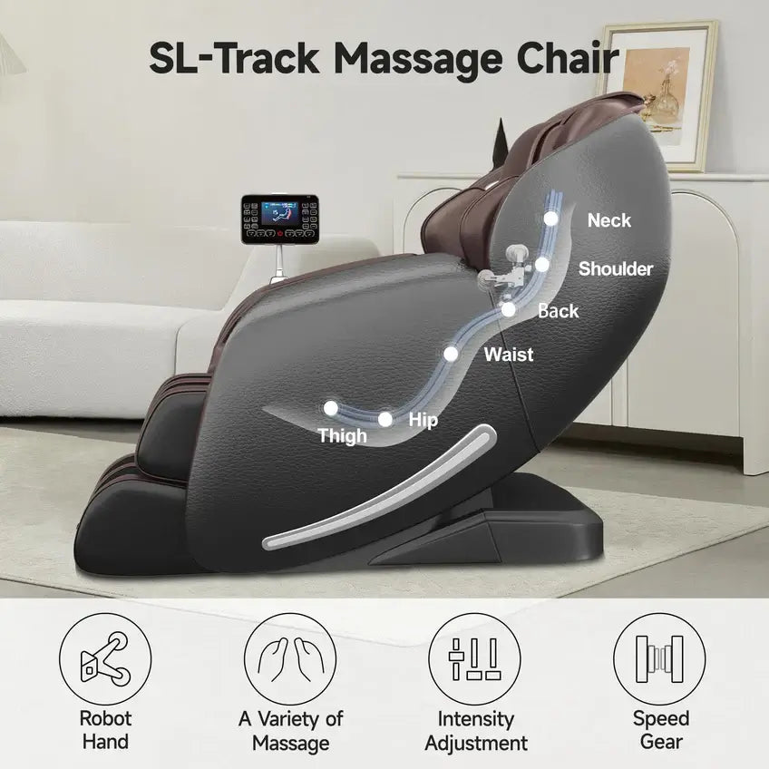 RealRelax FAVOR-06 Massage Chair, 3D, SL-Track