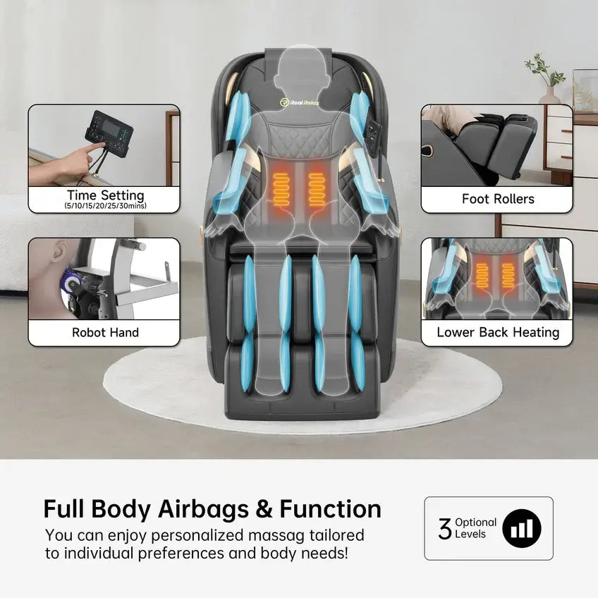 RealRelax FAVOR-21 Massage Chair, 3D, SL-Track