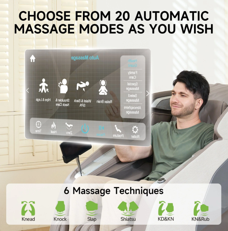 RealRelax PS5200 Massage Chair, 4D, SL-Track