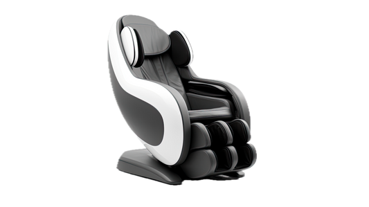 Massage Chair 4D Black White