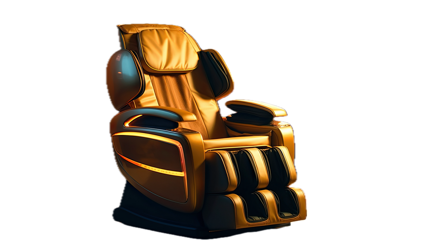 Massage Chair 3D Mustard