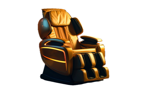 Massage Chair 3D Mustard